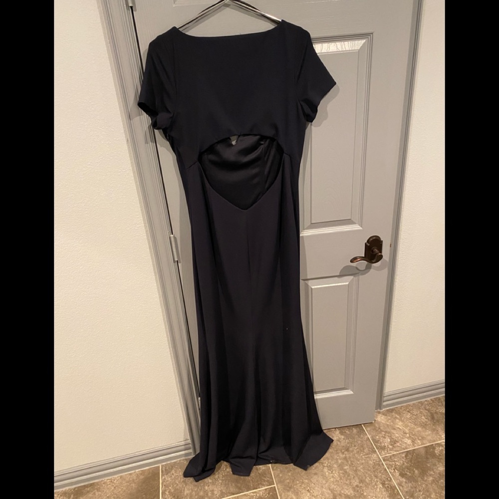 Katie May Formal Navy open back dress